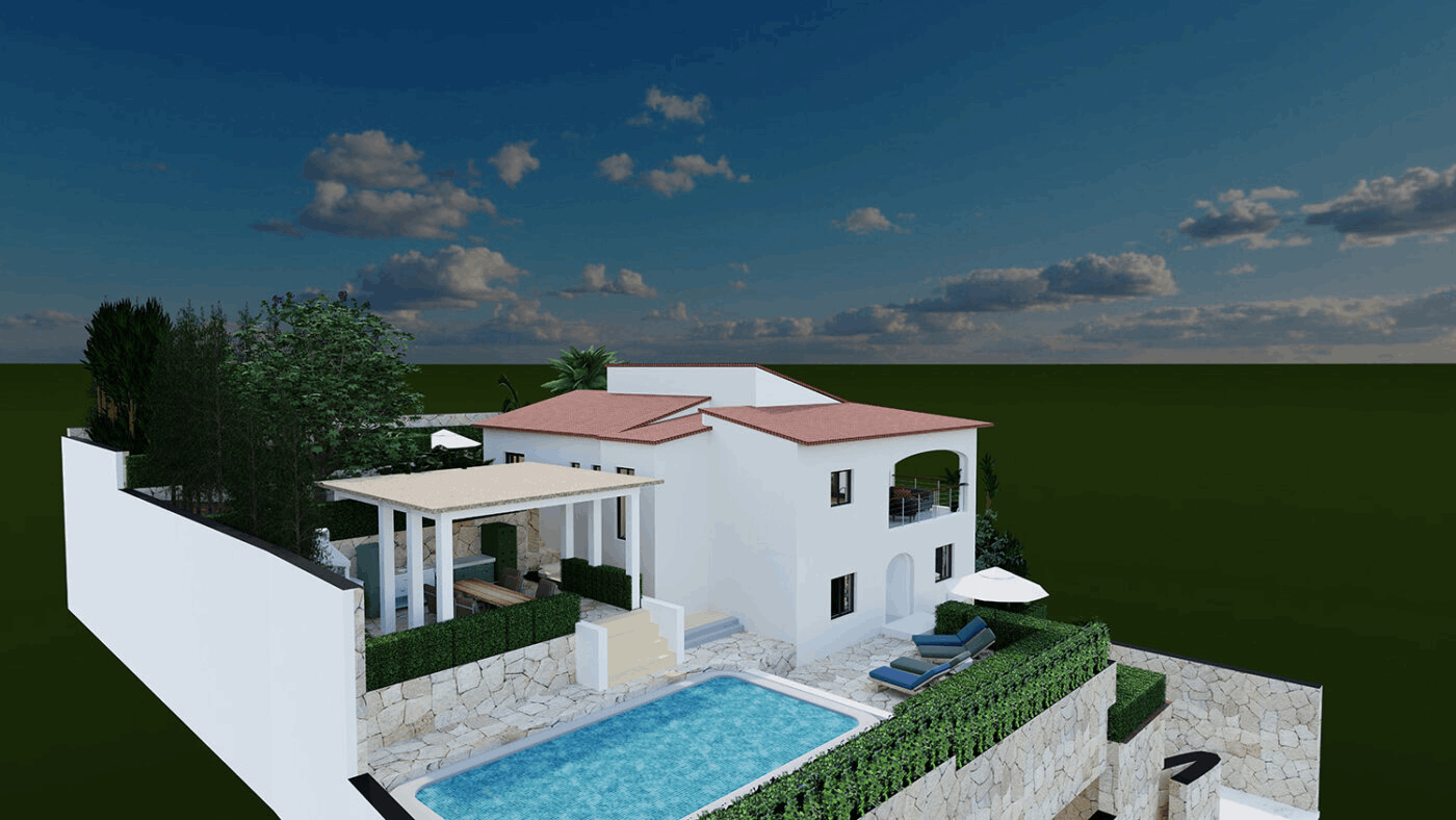 Villa mit 4 Schlafzimmern und Meerblick zum Verkauf in Javea in der Nähe von Arenal