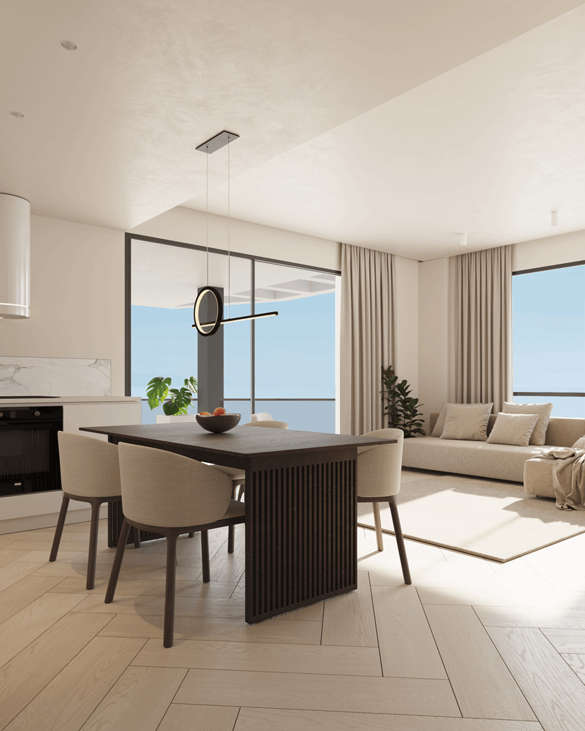 Luxury 2 bedroom apartment with sea view for sale in Calpe