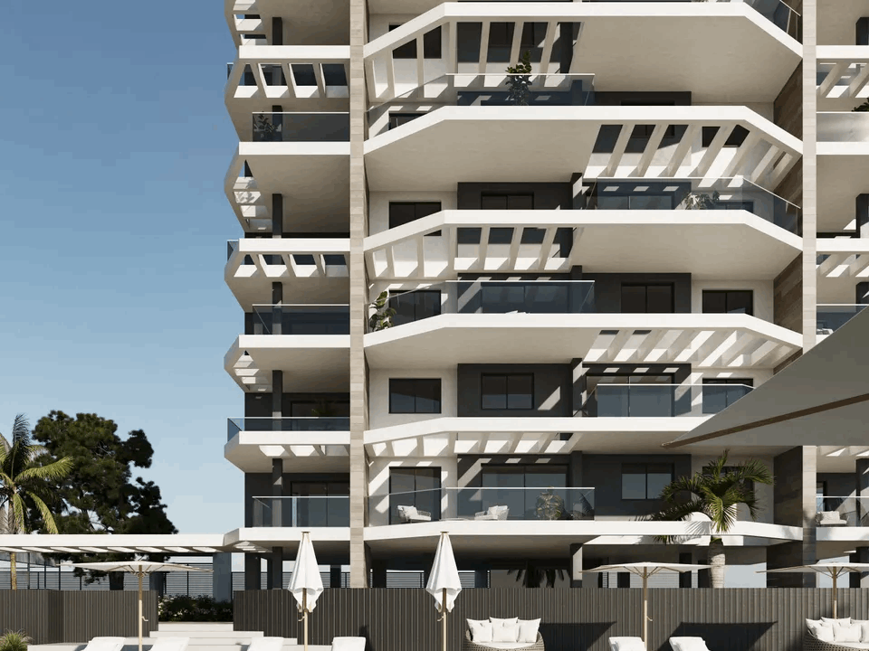 Apartament de luxe de 2 dormitoris amb vista al mar a la venda a Calp