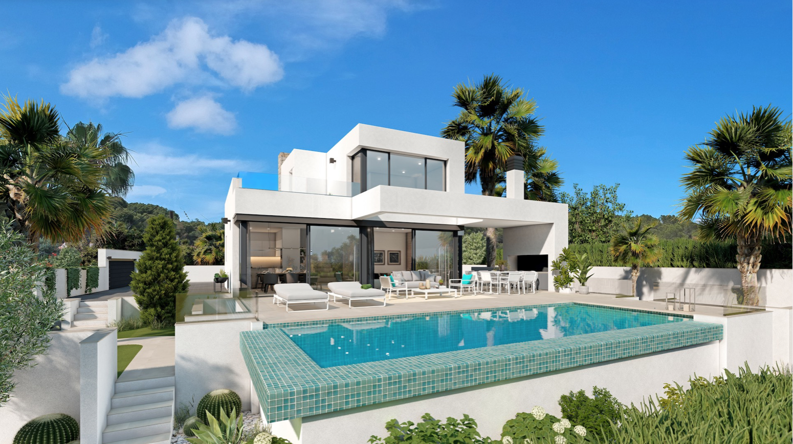 Vila de luxe amb vistes al mar en venda Benissa (La Fustera)