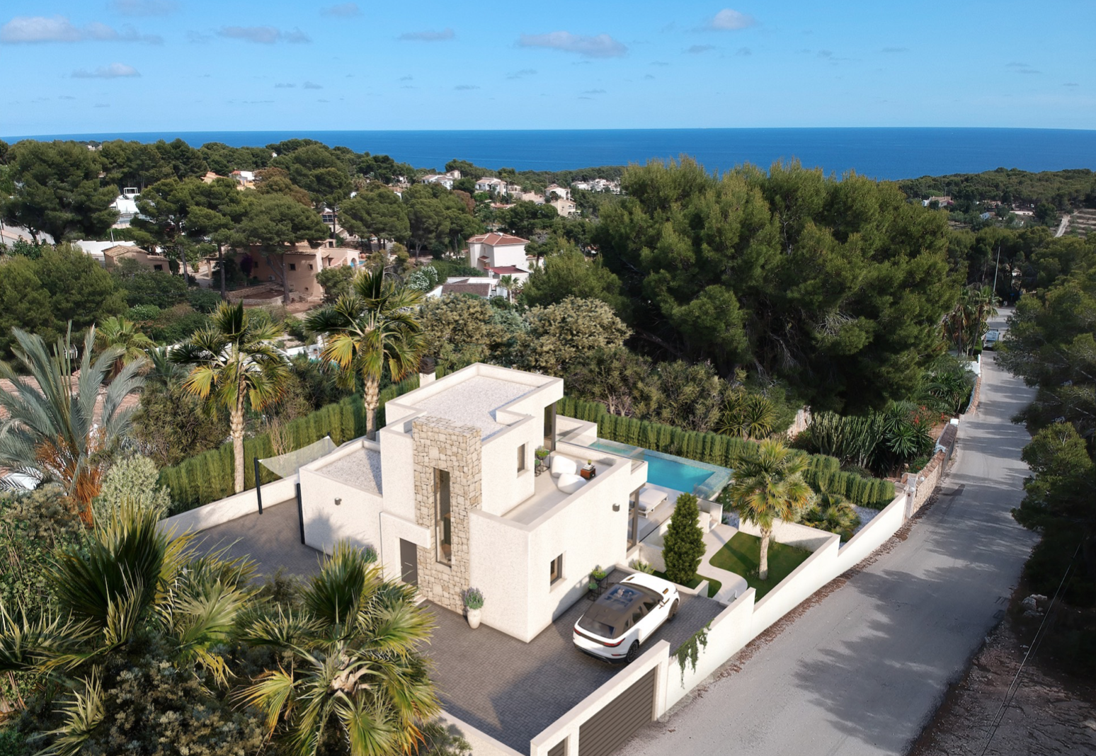 Vila de luxe amb vistes al mar en venda Benissa (La Fustera)