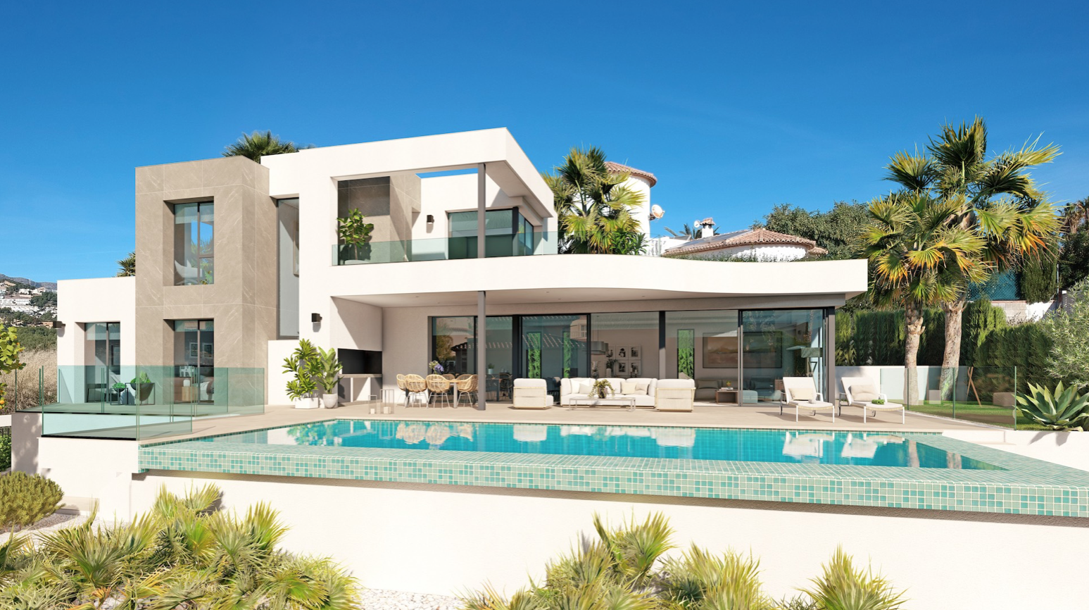 Sublieme luxe villa met zeezicht in Calpe