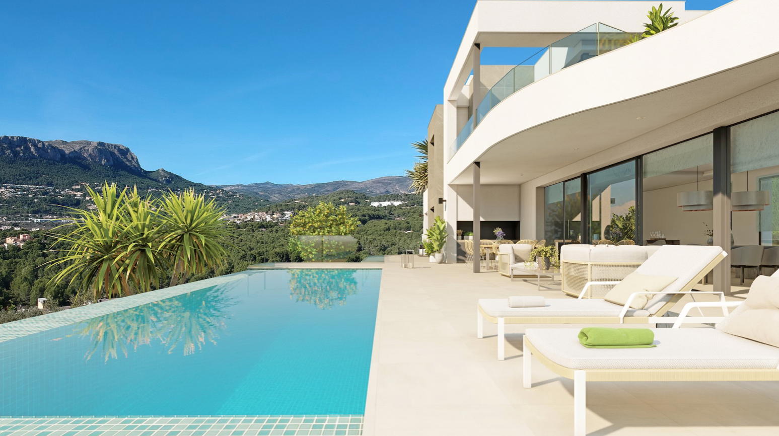 Sublieme luxe villa met zeezicht in Calpe
